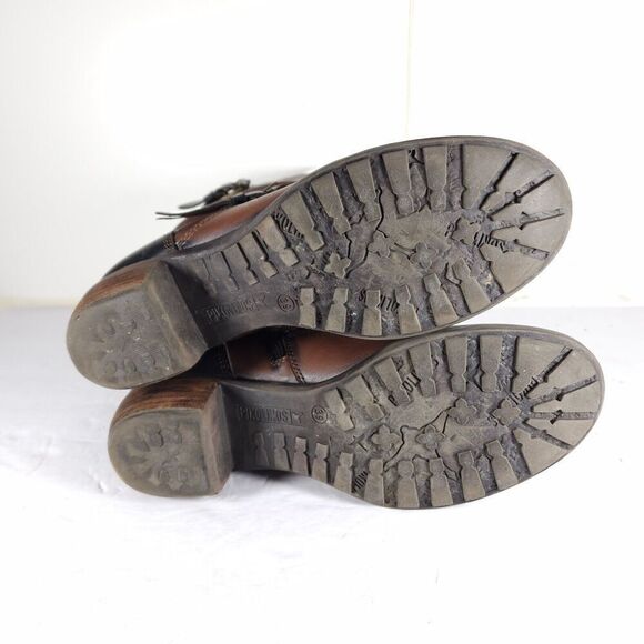 PIKOLINOS Women's Le Mans 39 US8-8,5 Brown Leather Mid-Calf Riding Boots - Picture 12 of 14